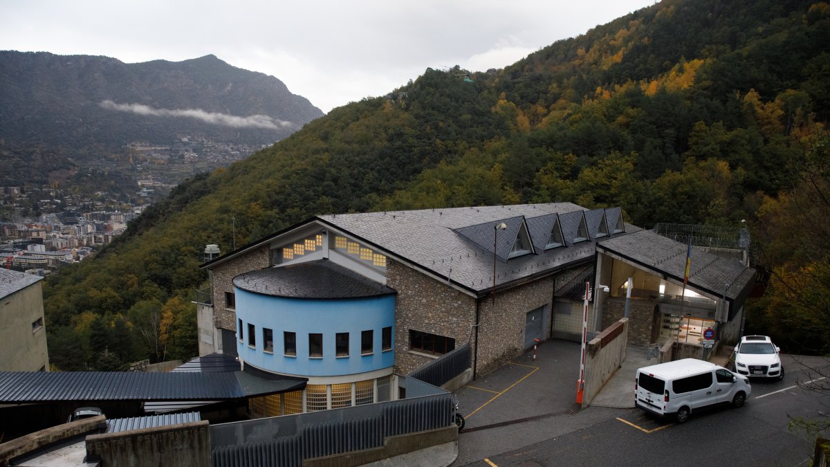 L’exterior del centre penitenciari.