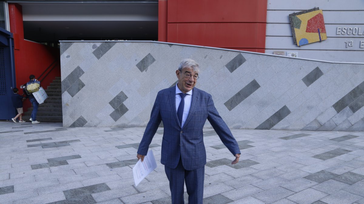 El ministre a l’escola andorrana.