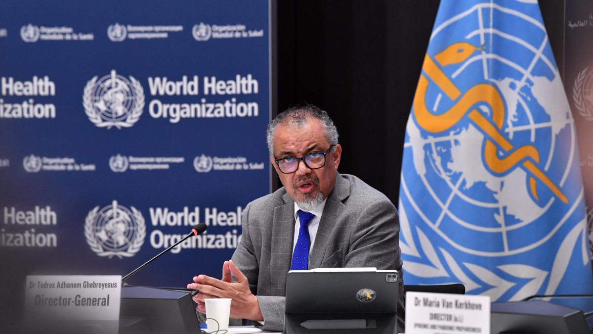 El director general de l'Organització Mundial de la Salut (OMS), Tedros Adhanom Ghebreyesus.