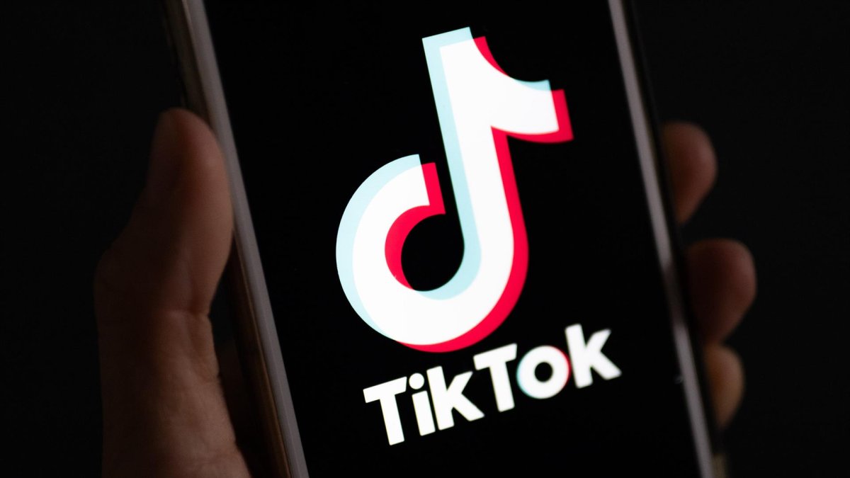 El logotip de TikTok.