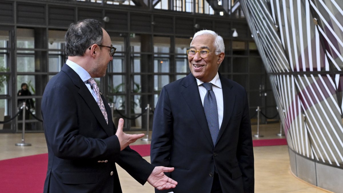 El cap de Govern i el president del Consell d’Europa, António Costa.