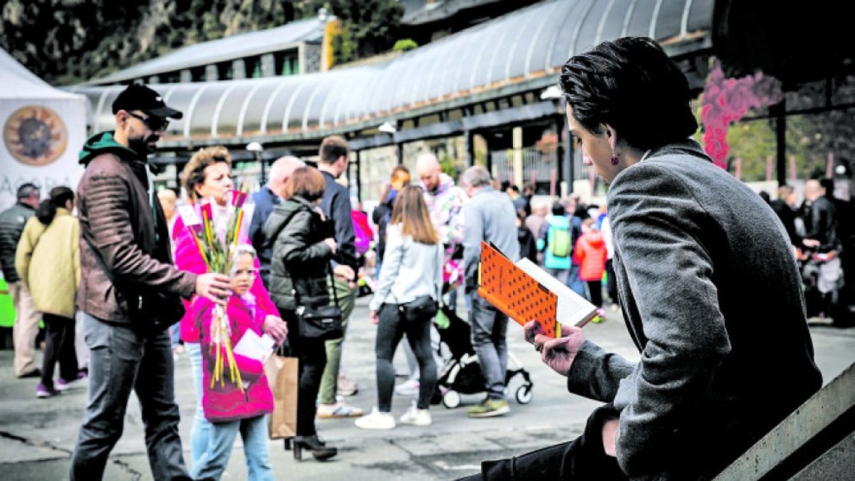 Celebració de Sant Jordi a Andorra la Vella.