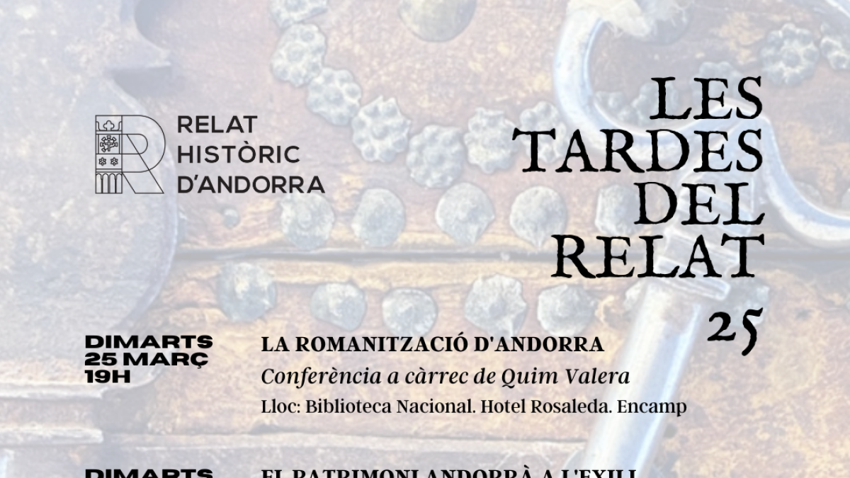 Cartell del cicle 'Tardes del relat'
