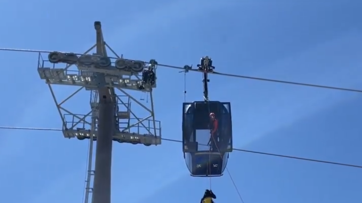 Rescat d'una persona al telecabina de Sierra Nevada