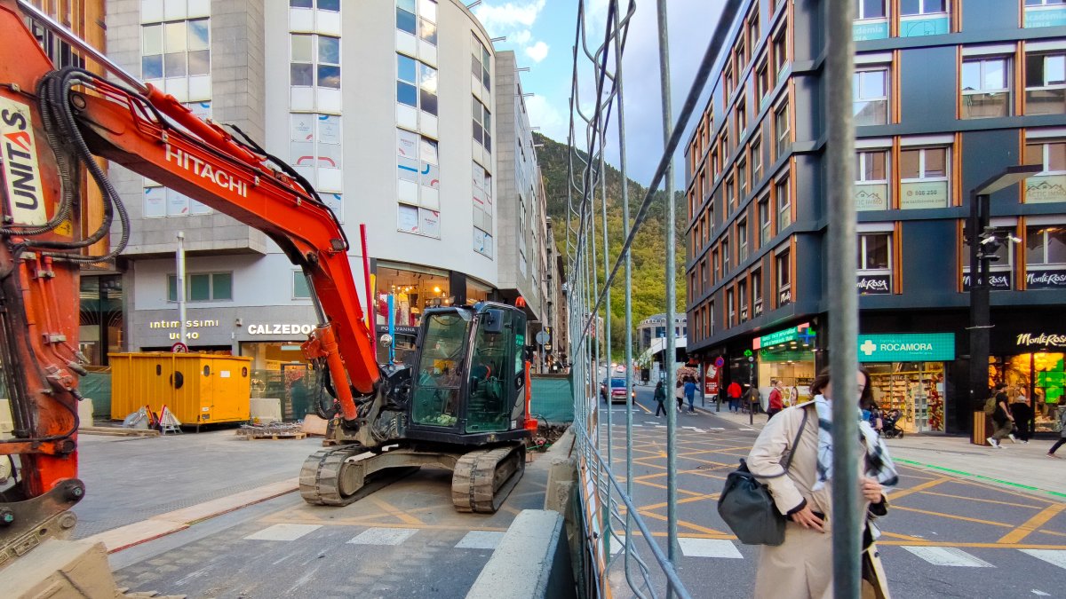 Obres al carrer de la Unió