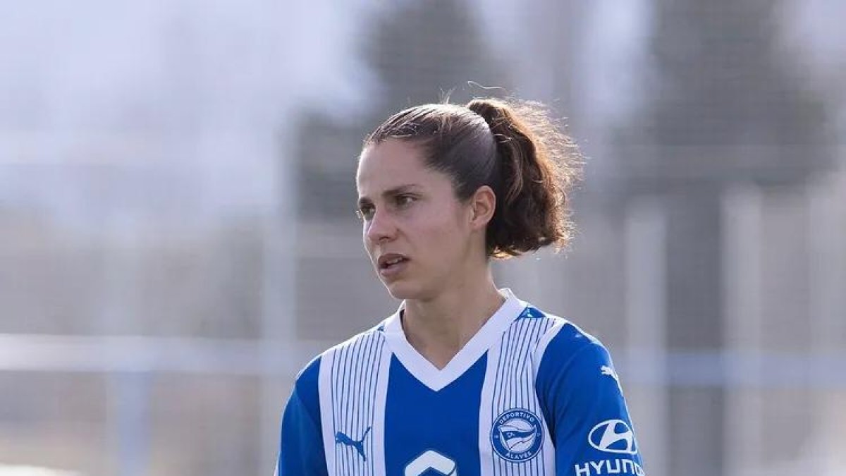 Tere Morató, en un partit recent amb l’Alabès.