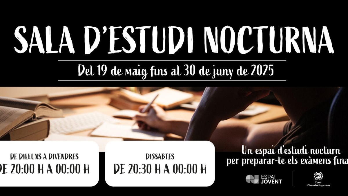 Sala d'estudi nocturna