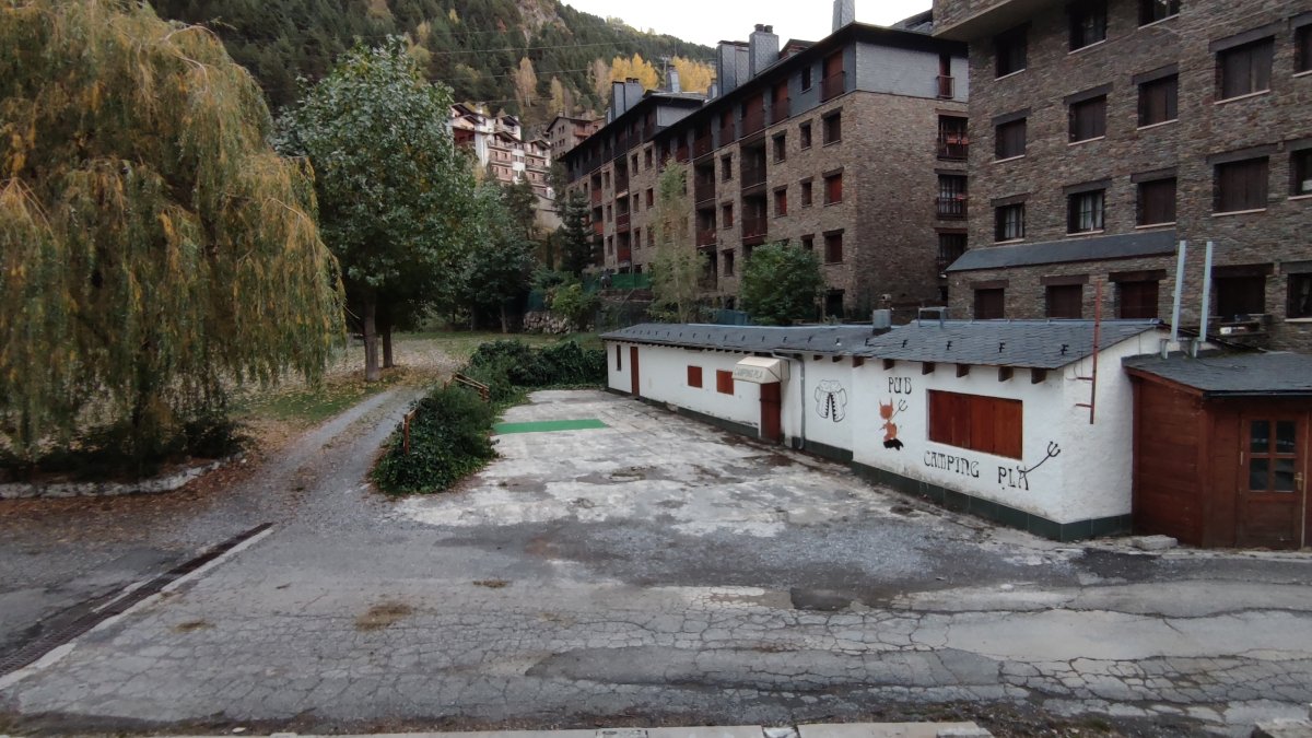 El terreny de l’antic càmping Pla.