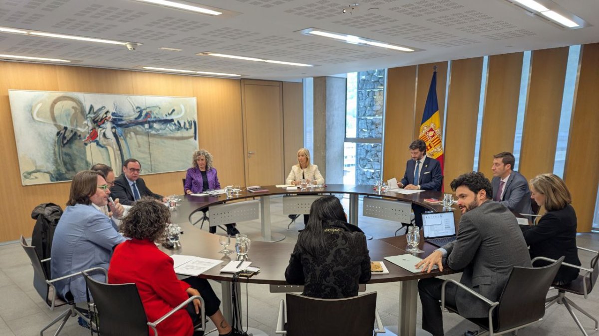 La reunió de la junta de presidents celebrada aquesta tarda.