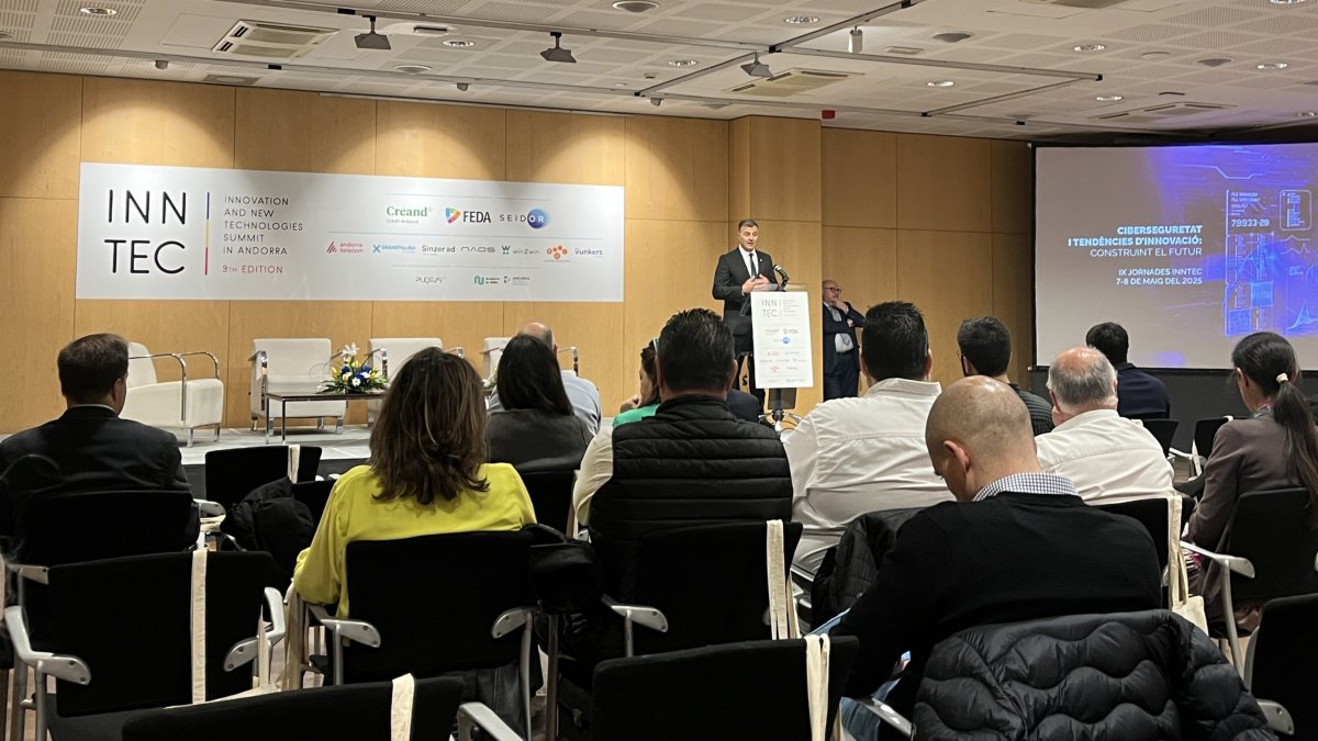 El secretari d'Estat de Transformació Digital, Marc Rossell, durant les jornades