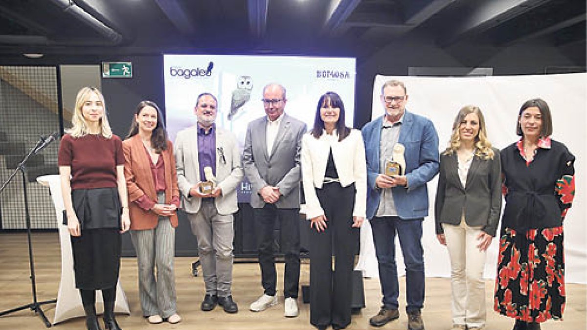 Jordi Escoin i Eduard Martí, guanyador i finalista del Bagaleu.