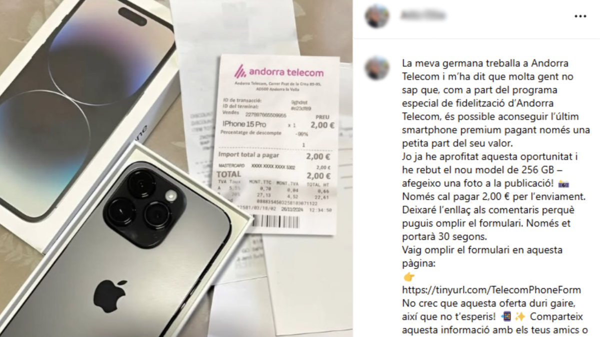 El fals missatge que circula per les xarxes.