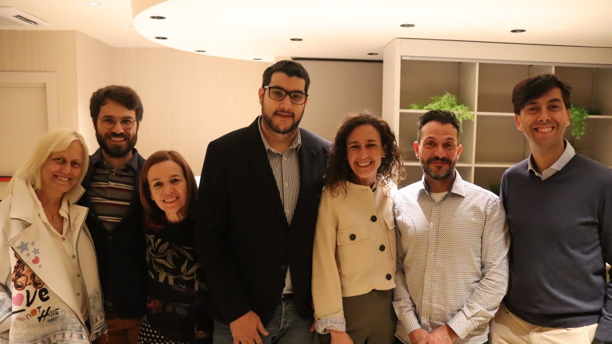 Baró amb membres de la nova executiva.
