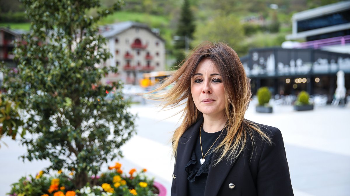 Claudine Fabresse, dimecres passat a Encamp.