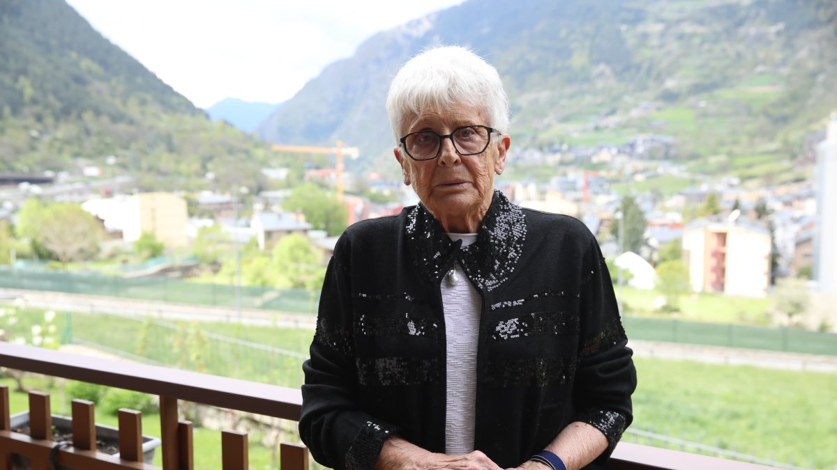 Angelina Mas a la seva casa d’Encamp.