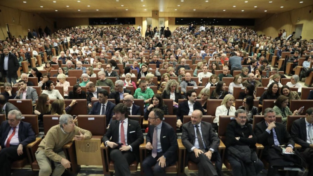 Acte sobre l’acord d’associació amb la UE, el març de l’any passat.