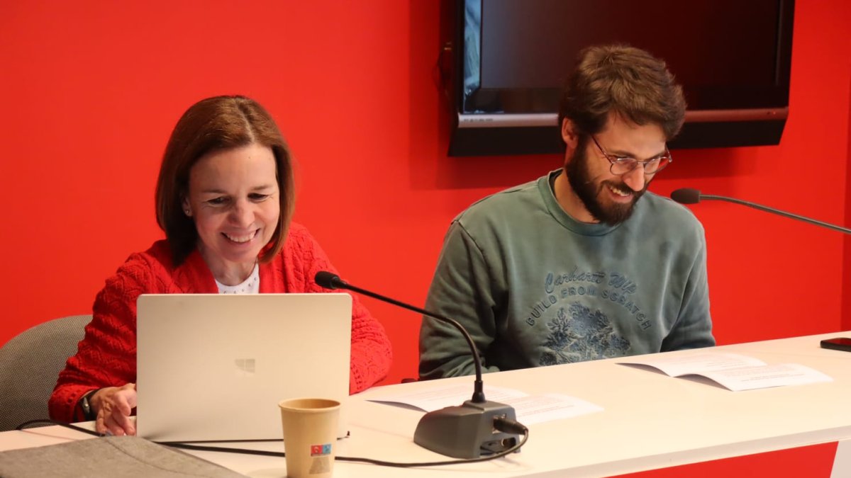 Pujol i De Melo en la roda de premsa.