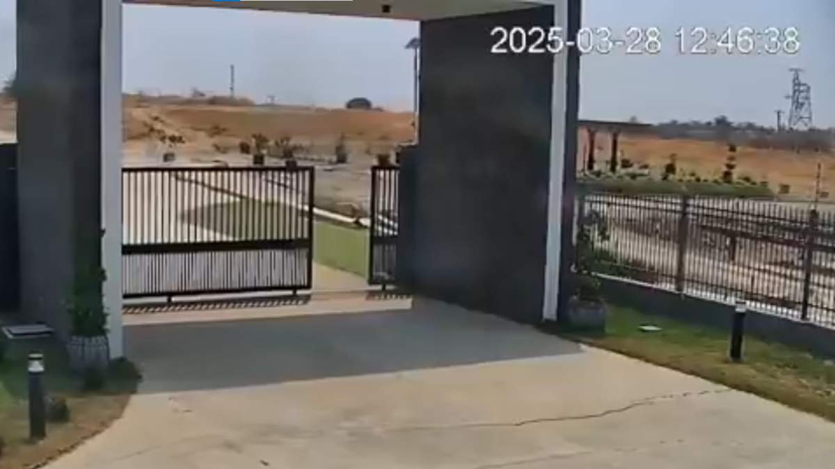 Desplaçament d'una falla durant el terratrèmol a Myanmar.