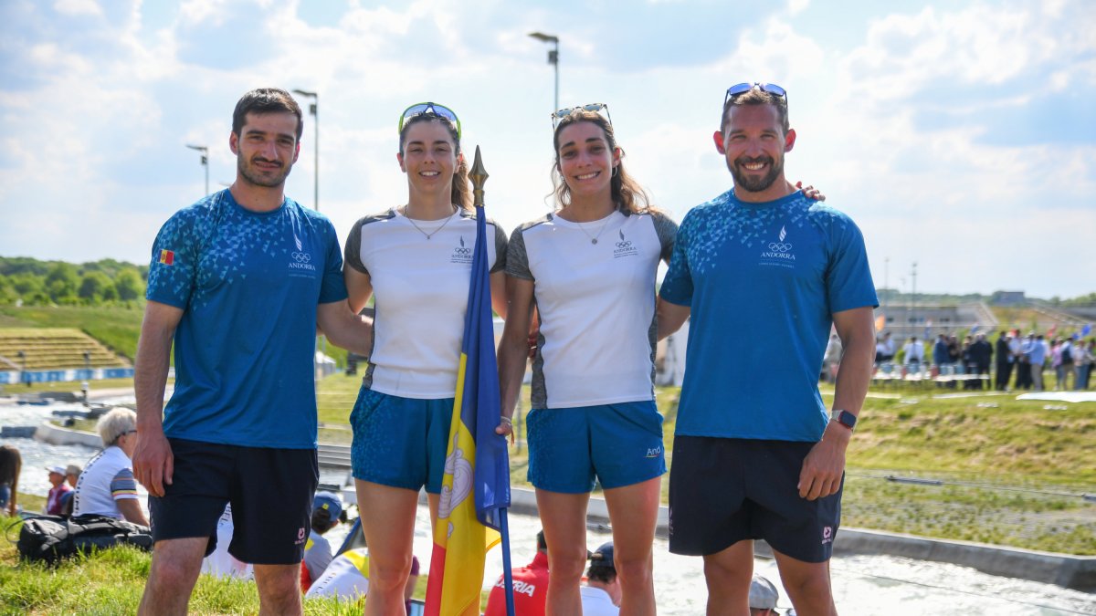 La delegació andorrana.