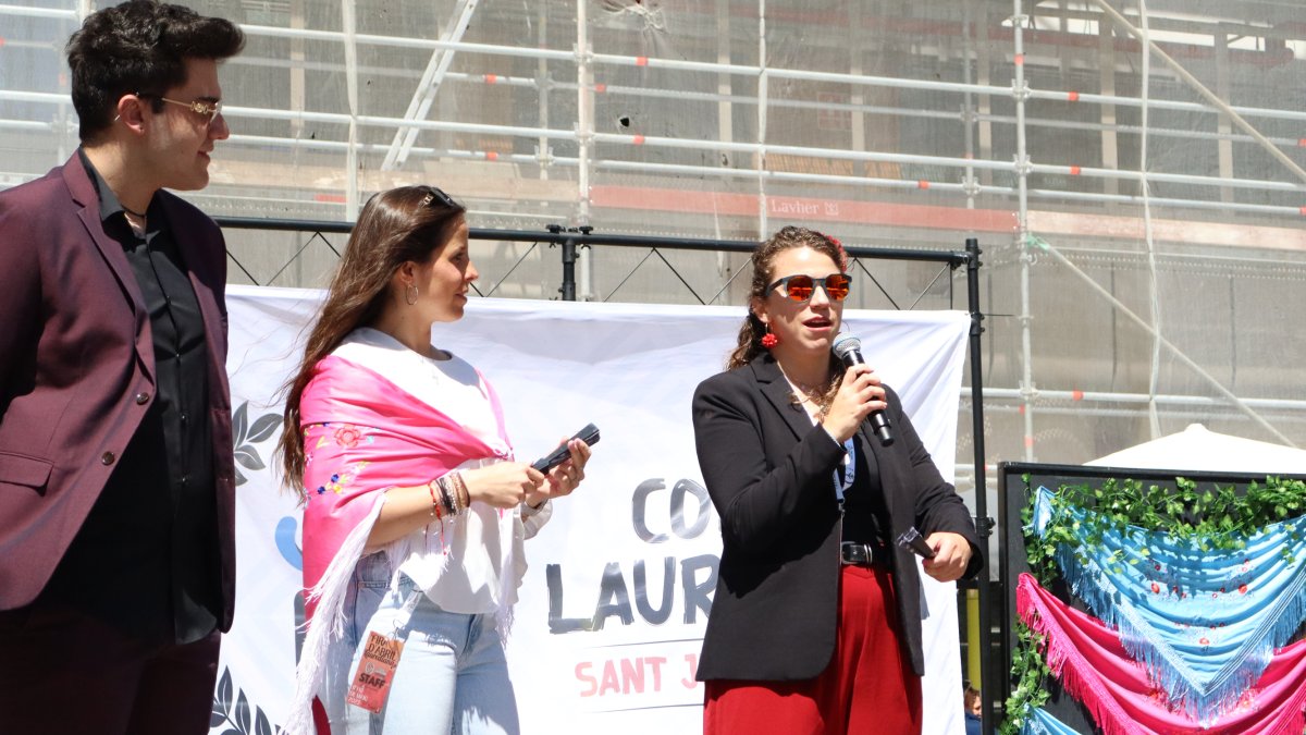 La consellera de Turisme de Sant Julià de Lòria, Judith López, durant el discurs inaugural