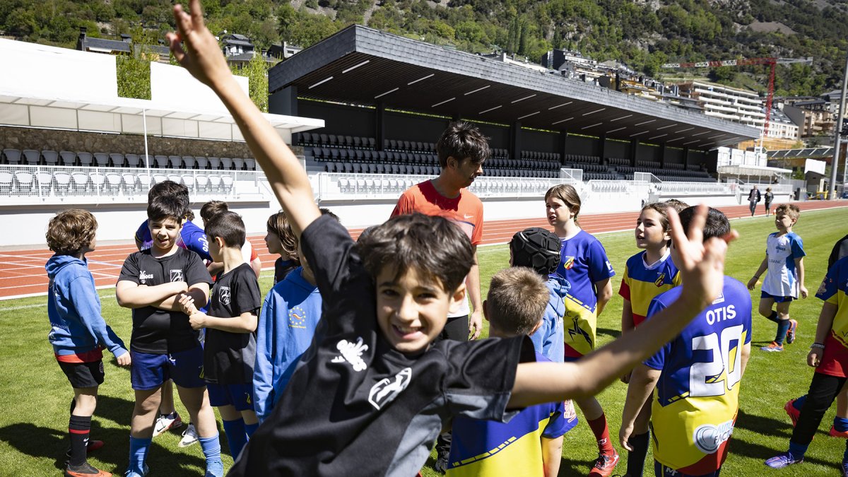 Jornada de portes obertes a l'Estadi Joan Samarra Vila

Foto: Comú d'Andorra la Vella/Tony Lara