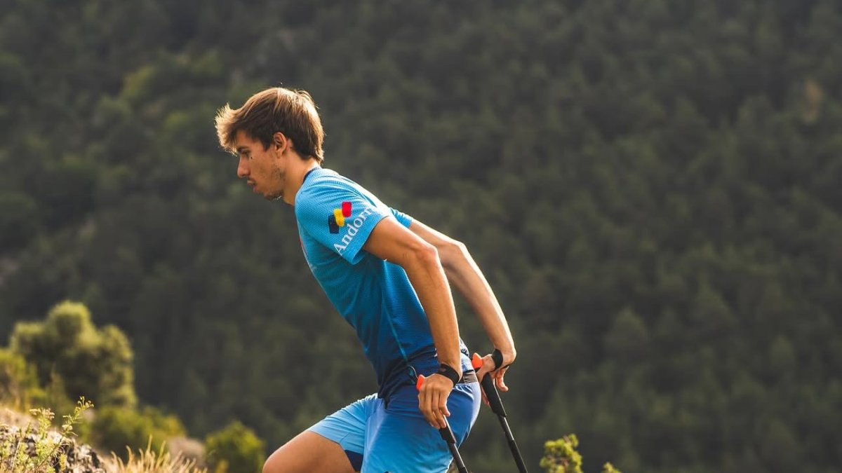 Arnau Soldevila, en una cursa anterior.