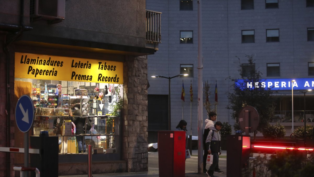 Un comerç d’Escaldes-Engordany.