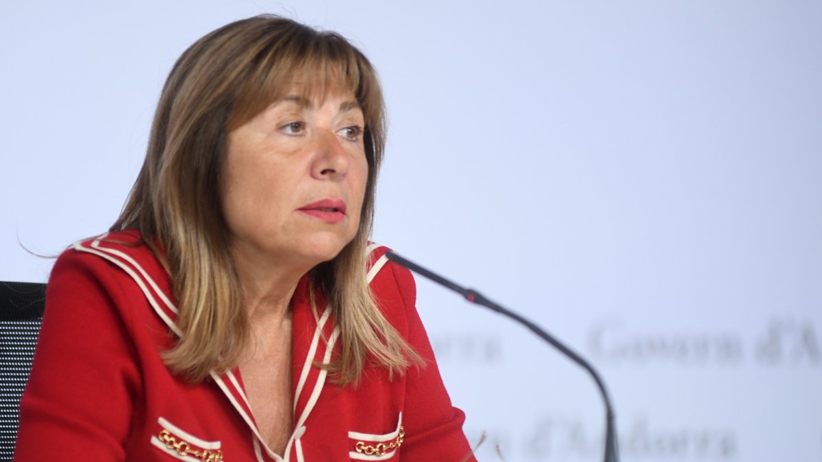 Conxita Marsol ha exercit avui com a portaveu en la roda de premsa de consell de ministres