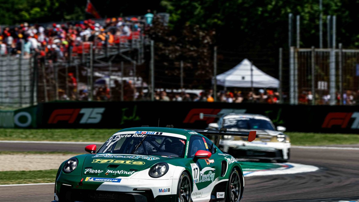 Frank Porté, a Imola.