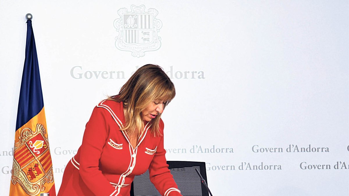 Marsol, després del consell de ministres.