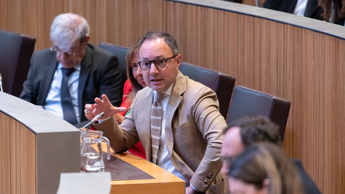 Xavier Espot, ahir al Consell General.