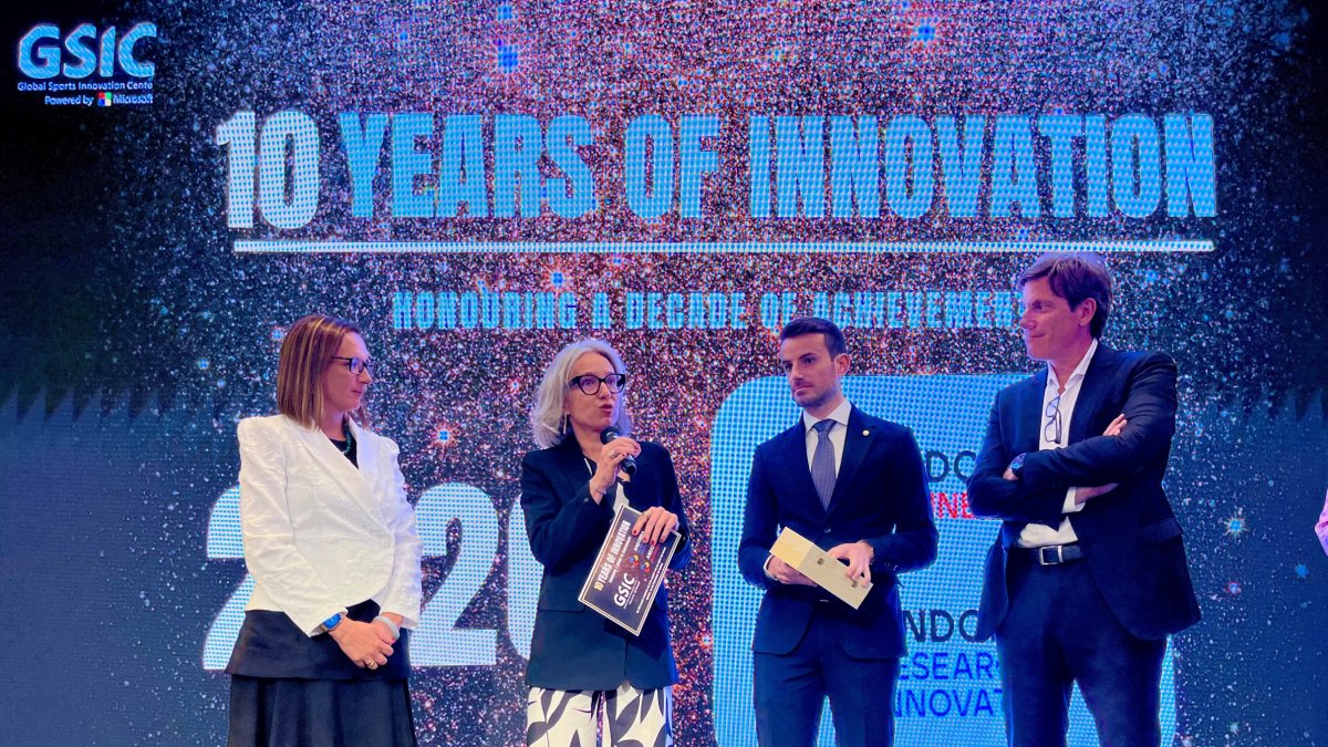 Judit Hidalgo i Marc Saura van recollir el premi a l'Andorra Sports Innovation Hub