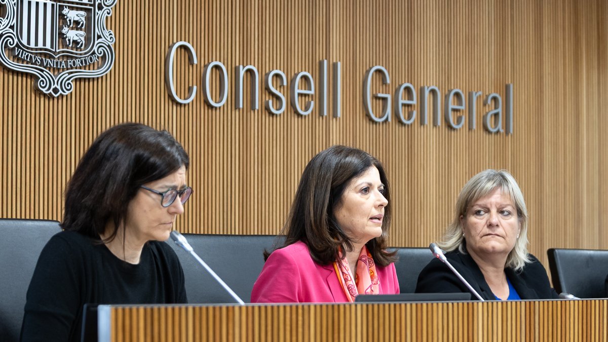 Tor a la presentació de l’activitat del ministeri d’Exteriors.