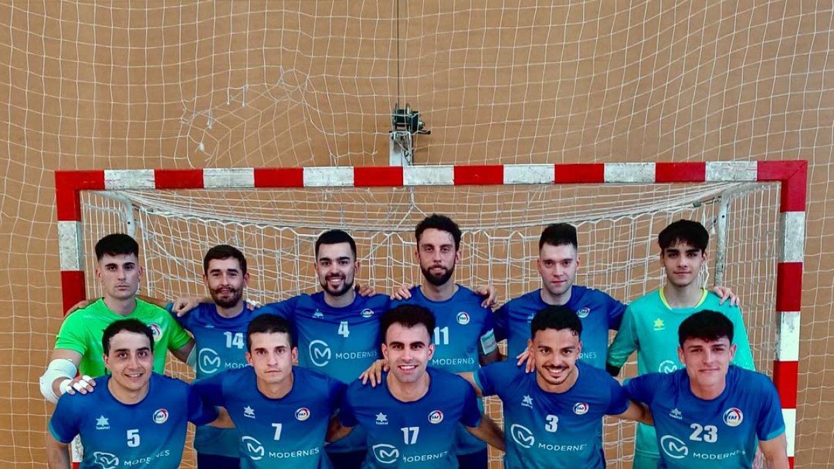 Els jugadors de l’Enfaf.