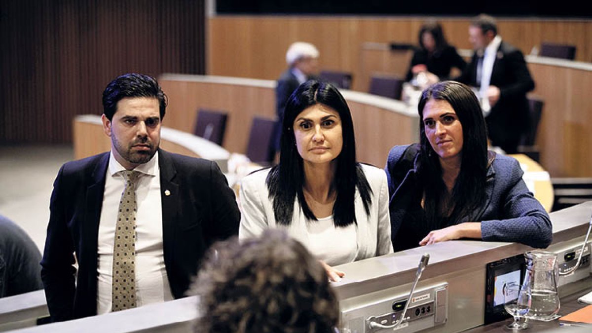 Els consellers d’Andorra Endavant.