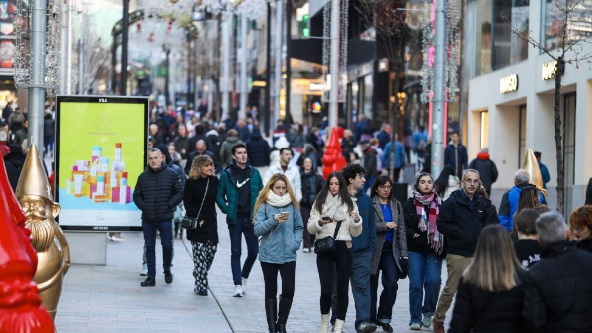 El comerç, un dels sectors amb més empreses.