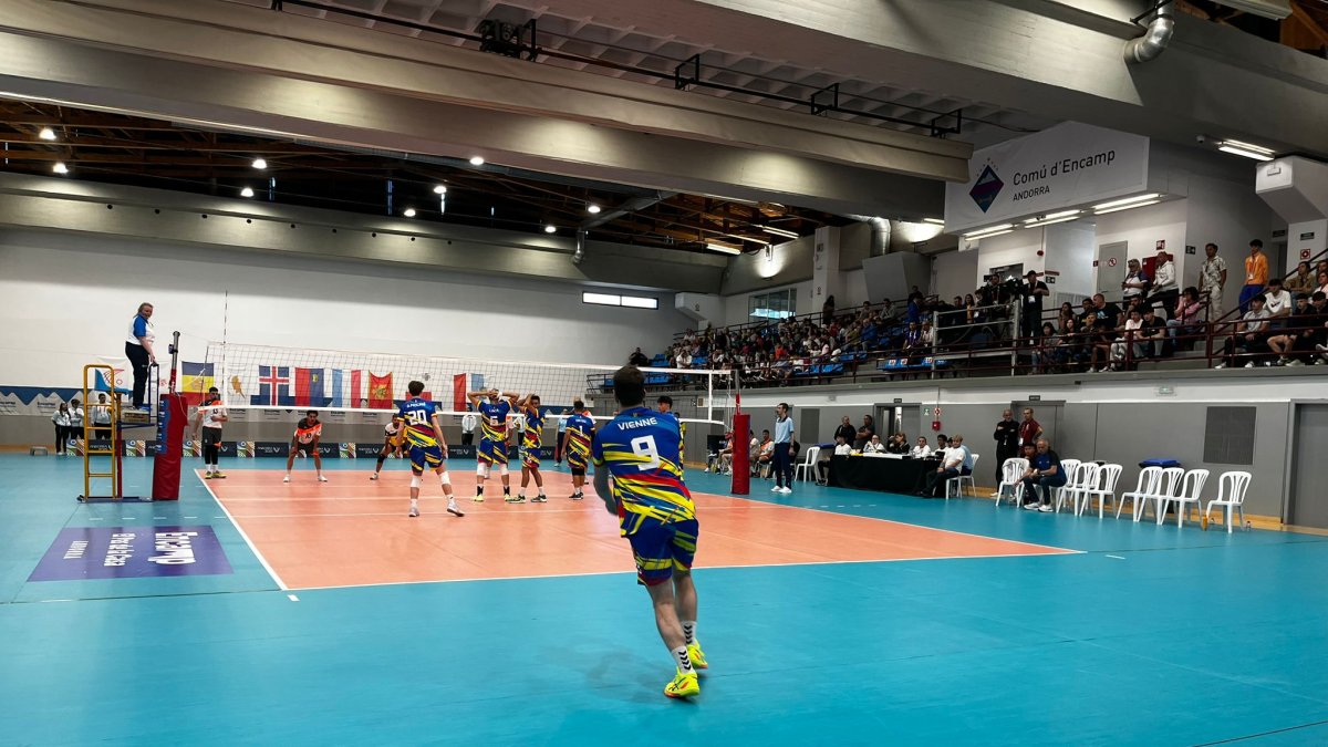 Un instant del partit celebrat a Encamp