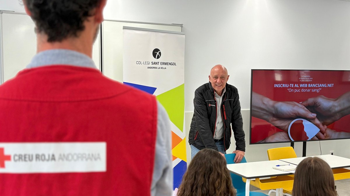 Presentació de la 1a campanya de donació de sang.