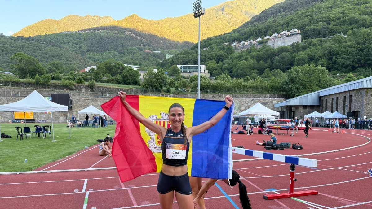 Jeanne Cross, després de la cursa