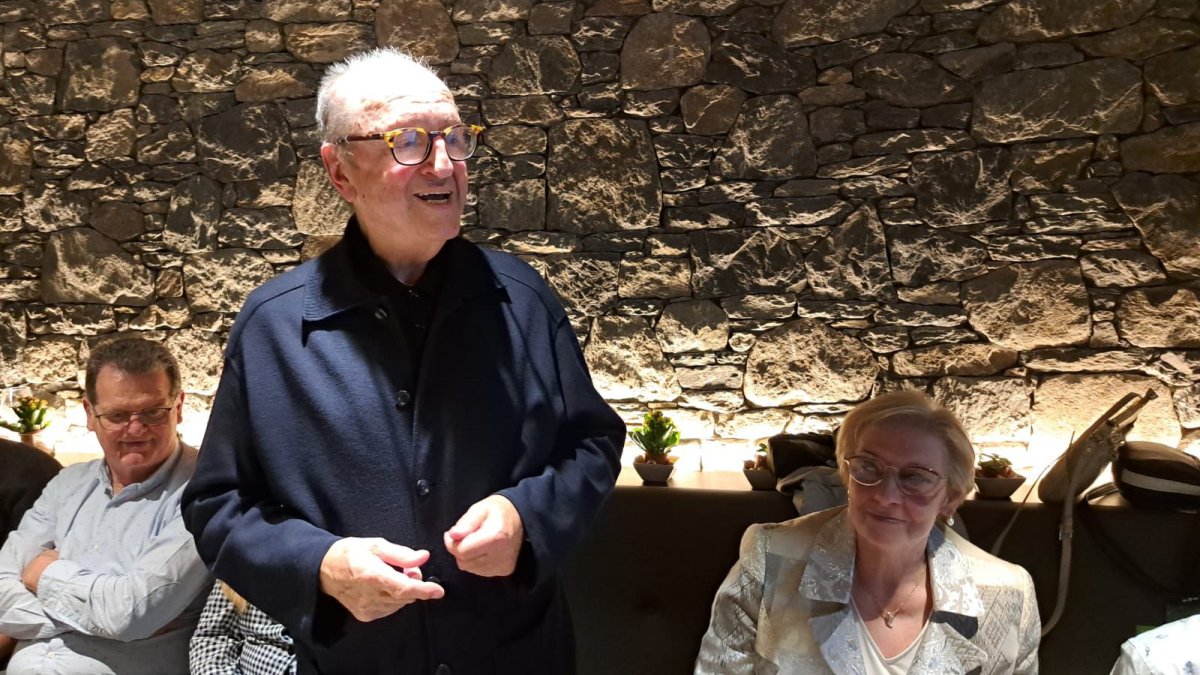 Anton Azurmendi en l'homenatge d'ahir