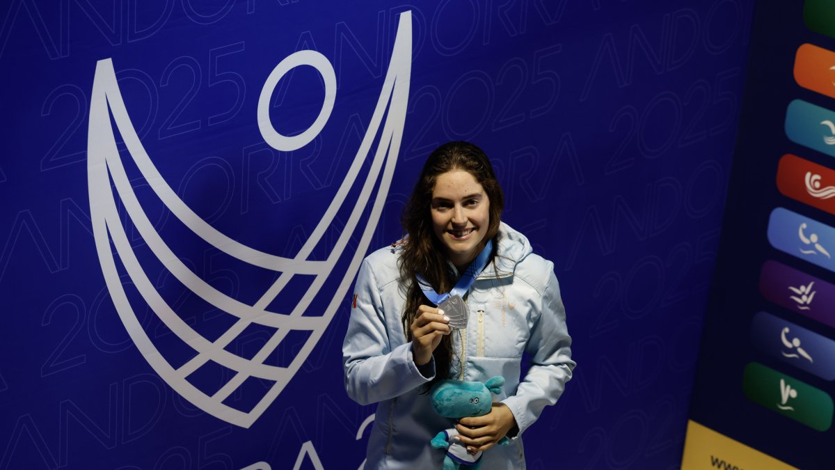 Medalla de plata de Nàdia Tudó.