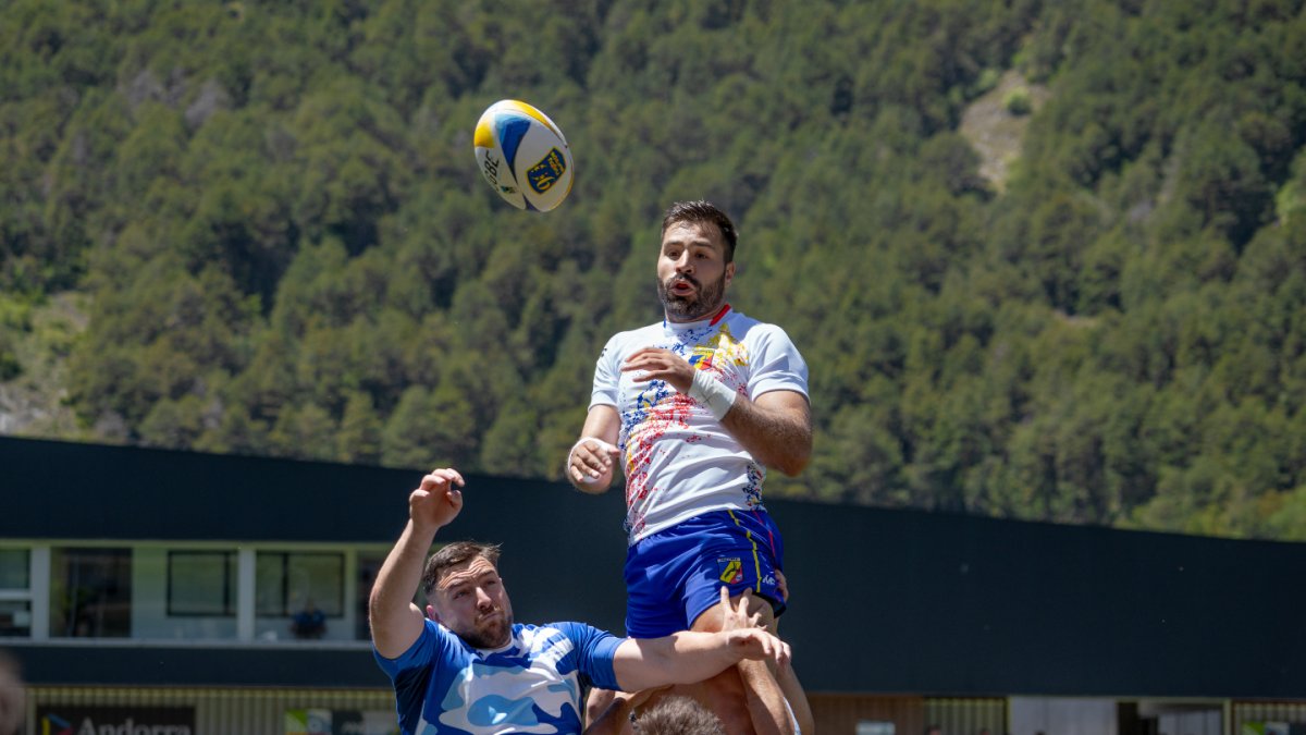 Una acció del partit.