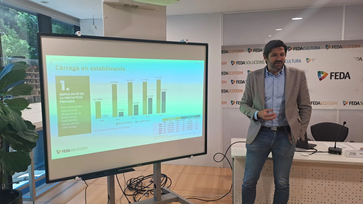 Ivan Mora en la roda de premsa.
