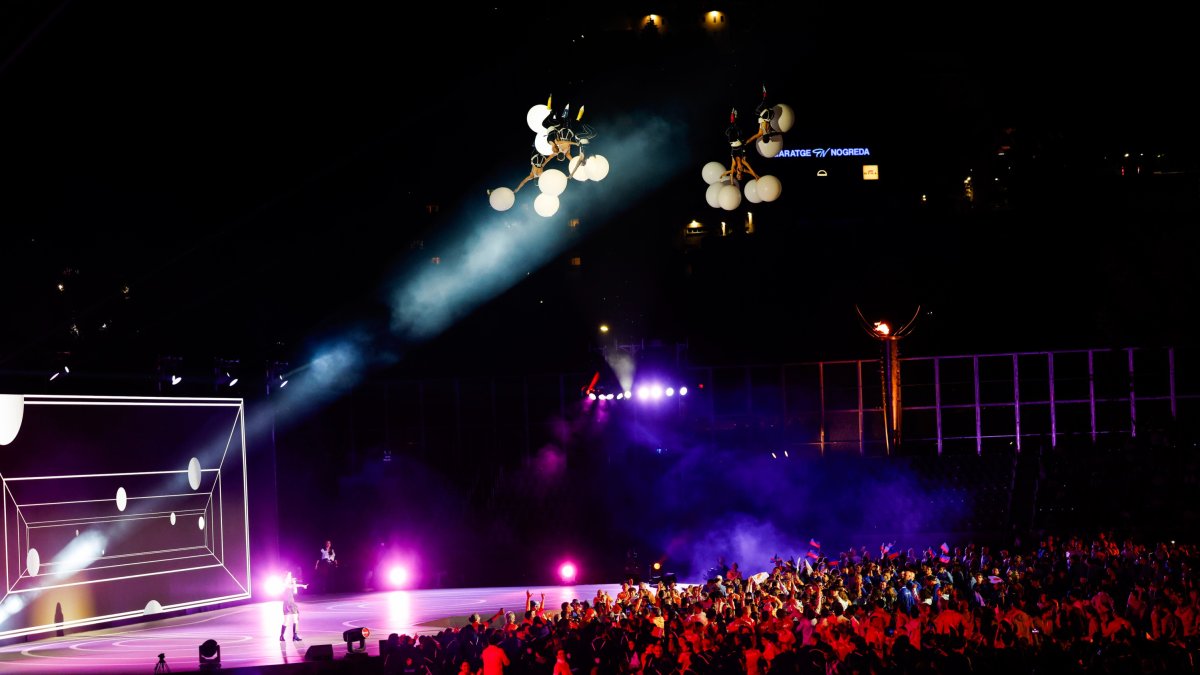 La cerimònia inaugural dels Jocs.