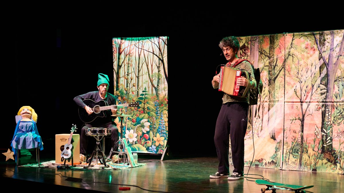 Un moment de l’espectacle 'El batec del bosc'.