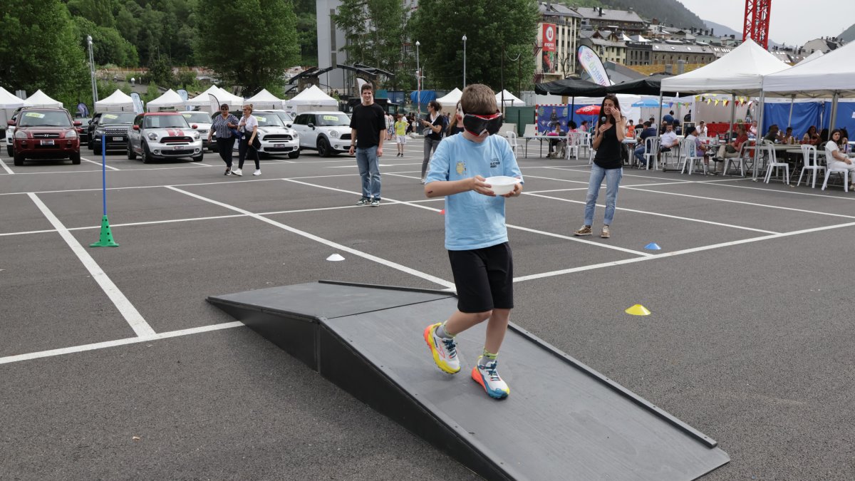 Una de les activitats de l'Enfira't d'Encamp.