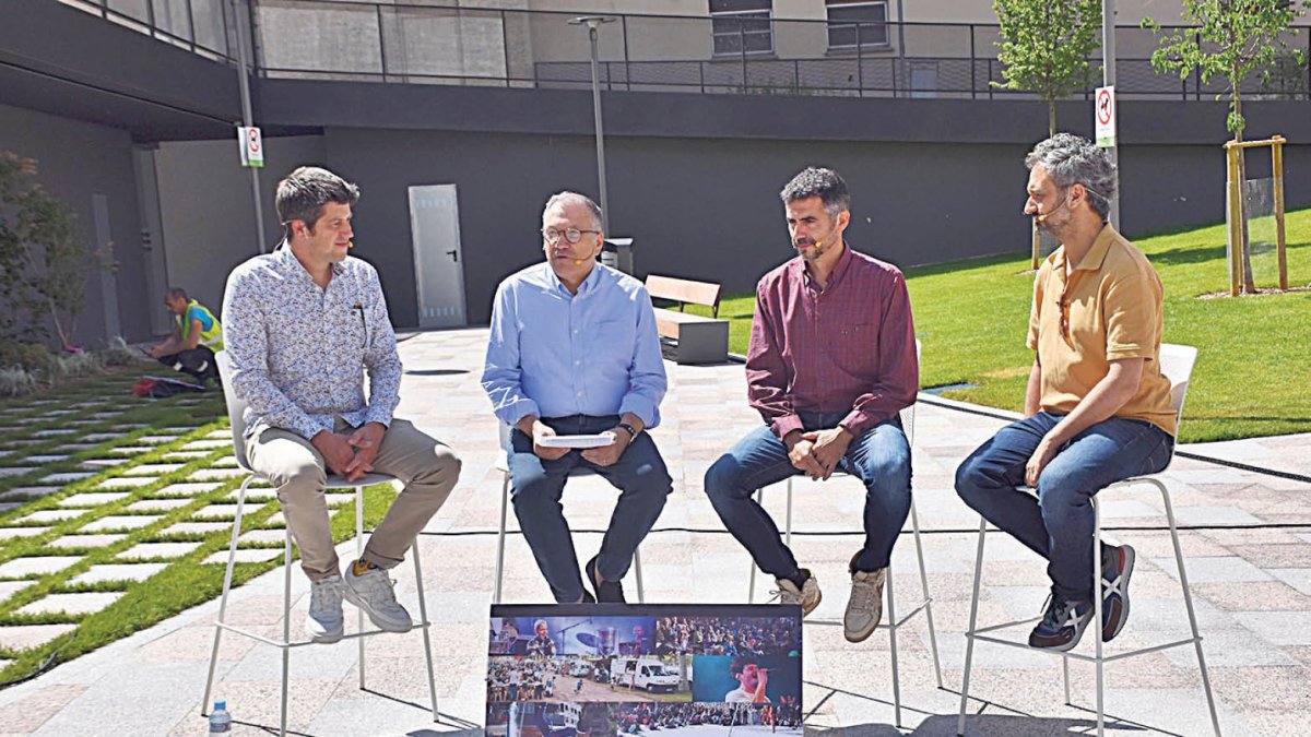 Presentació, ahir, del programa del Caldes Festival.