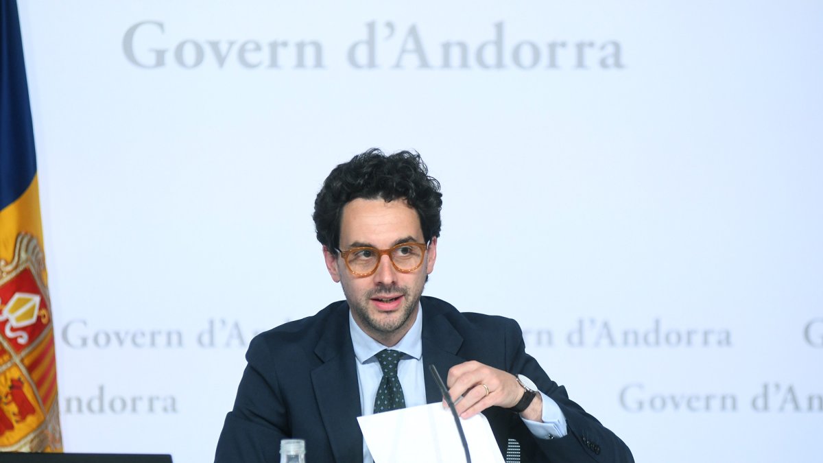 El ministre portaveu, ahir.