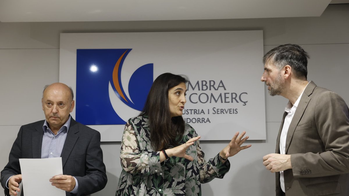 Josep Maria Mas durant l'Observatori del Comerç