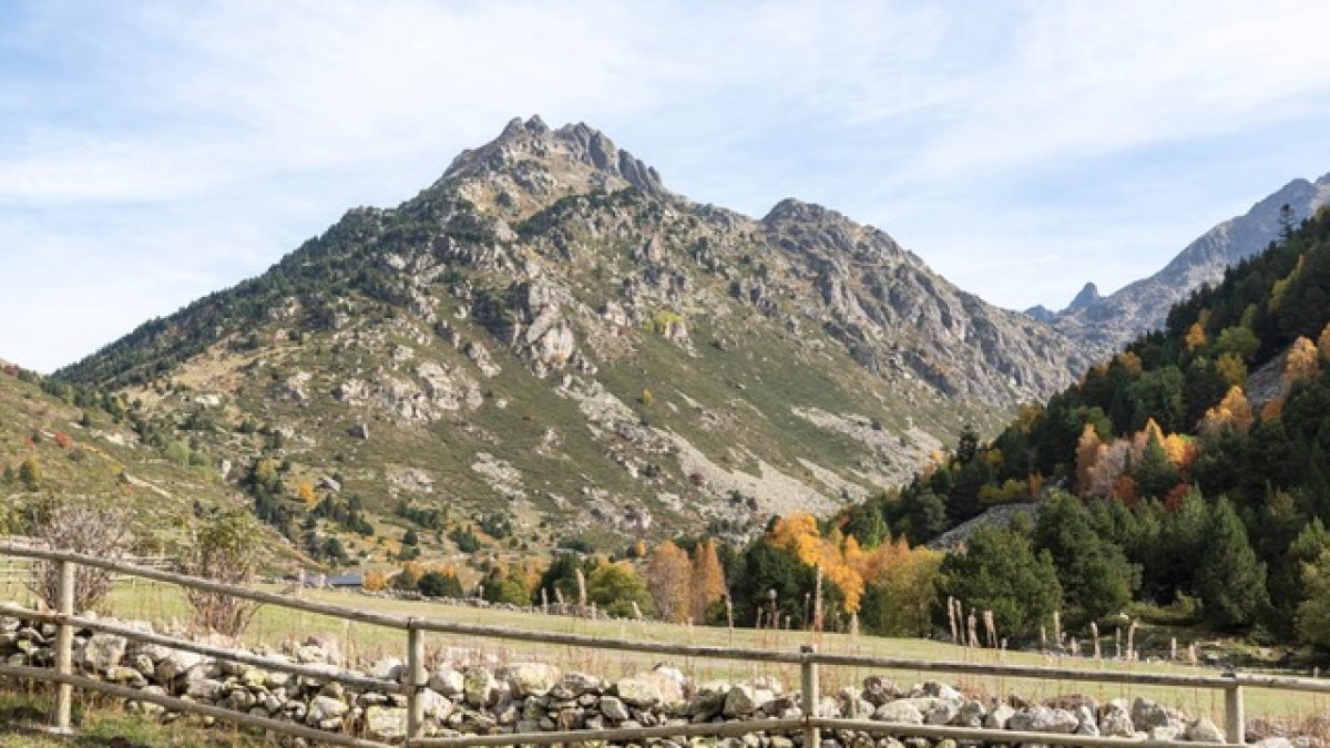 Un mur de pedra seca a Incles.